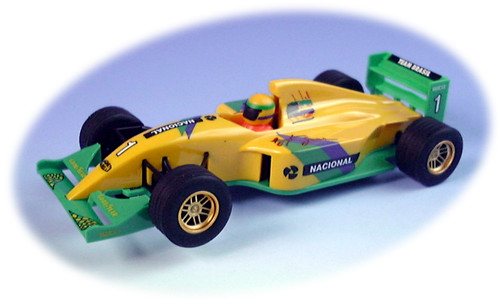 SCALEXTRIC Formula  Sennaline yellow